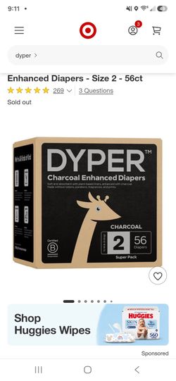 DYPER  DIAPERS SIZE 2