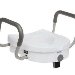 adjustable toilet raiser with handles