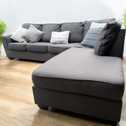 Gray Sectional Couch- Delivery Available 