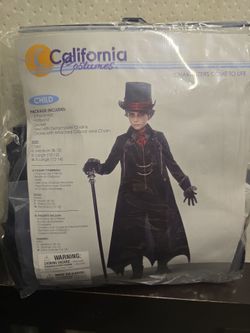 California Costumes Child Gothic Vampire Halloween Costume