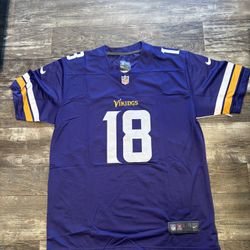 Justin Jefferson (sizes In Description) purple Minnesota Vikings football jersey