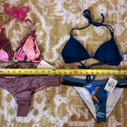 Women's/Juniors 4-piece bikini bundle