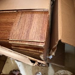 Hardwood parquet flooring 60sq ft