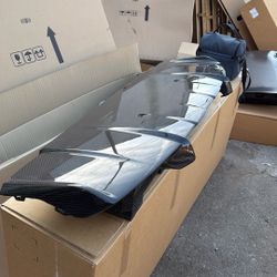 Carbon Fiber Rear Diffuser Porsche Taycan 