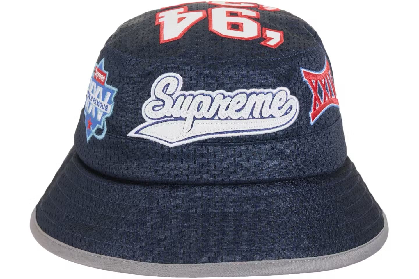 Supreme Playoffs Mesh Crusher Navy Hat