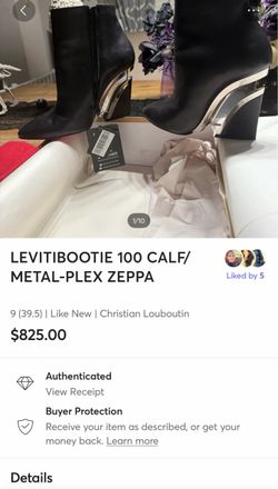 LEVITIBOOTIE 100 CALF/METAL-PLEX ZEPPA