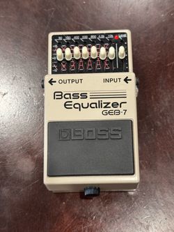 Boss BASS Equalizer Pedal