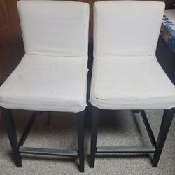 Bar Stool Chairs. Cotton Material