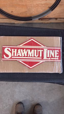 Shawmut Line Vintage-Style Railroad Sign
