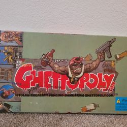 Ghettopoly Board Game Complete Mint Open Box Monopoly Adult Urban Satire 