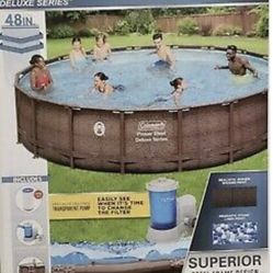 Coleman pool 18x48 new in box