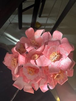 Paper flowers 10 or 50 count (read description)