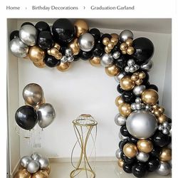 Graduation Balloon Garland (stand Not Included)