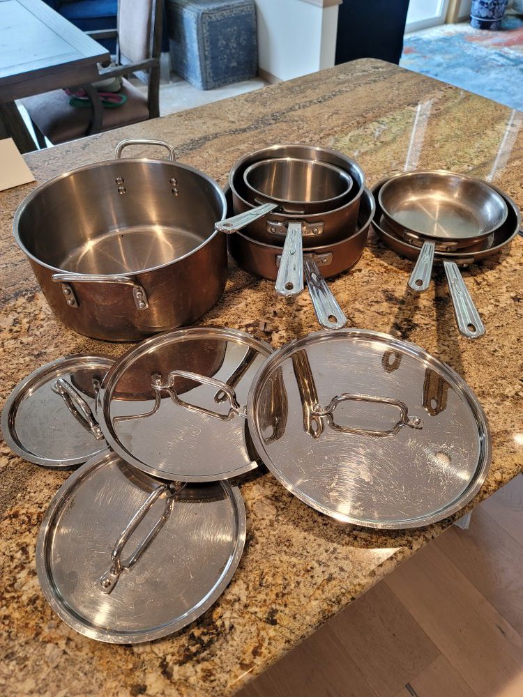 Cuisinart copper cookware 10 pieces