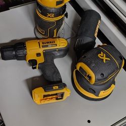 Dewalt New Router New Orbital Sender  And New Drill  $240 For All 3 Pieces 