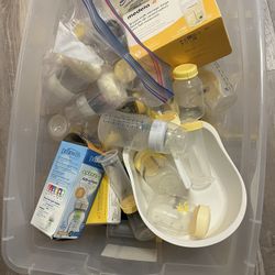 Bottles, Breast Pump, Breastfeeding Milk Bags