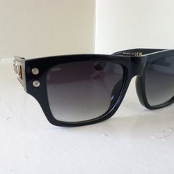 Dita Grandmaster Seven Gold Luxury Black Sunglasses