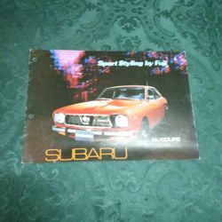 Magazine/ Vintage Brochure/Subaru 
