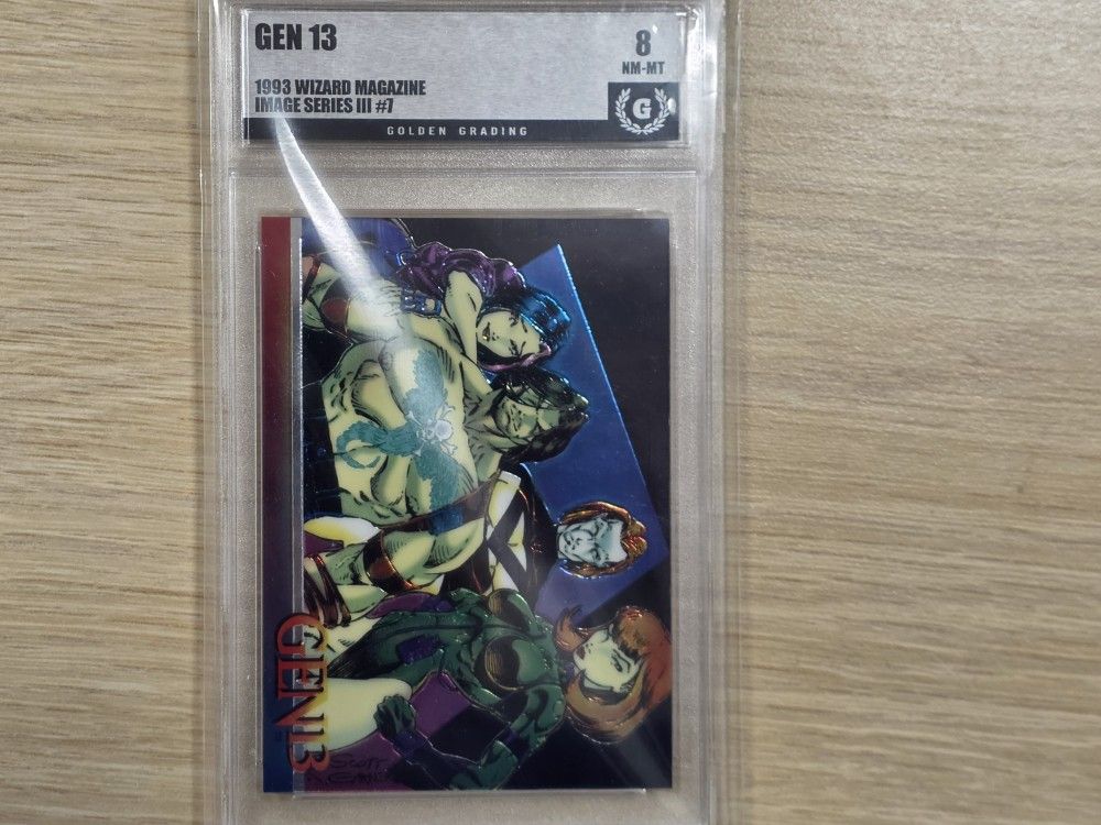 1993 Wizard Magazine Gen-13 #7 Golden Grading 9