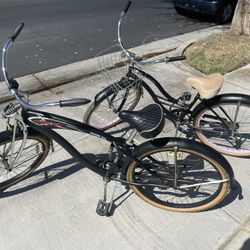 Two Micargi Beach Cruisers