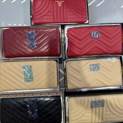 Leather Long Wallet