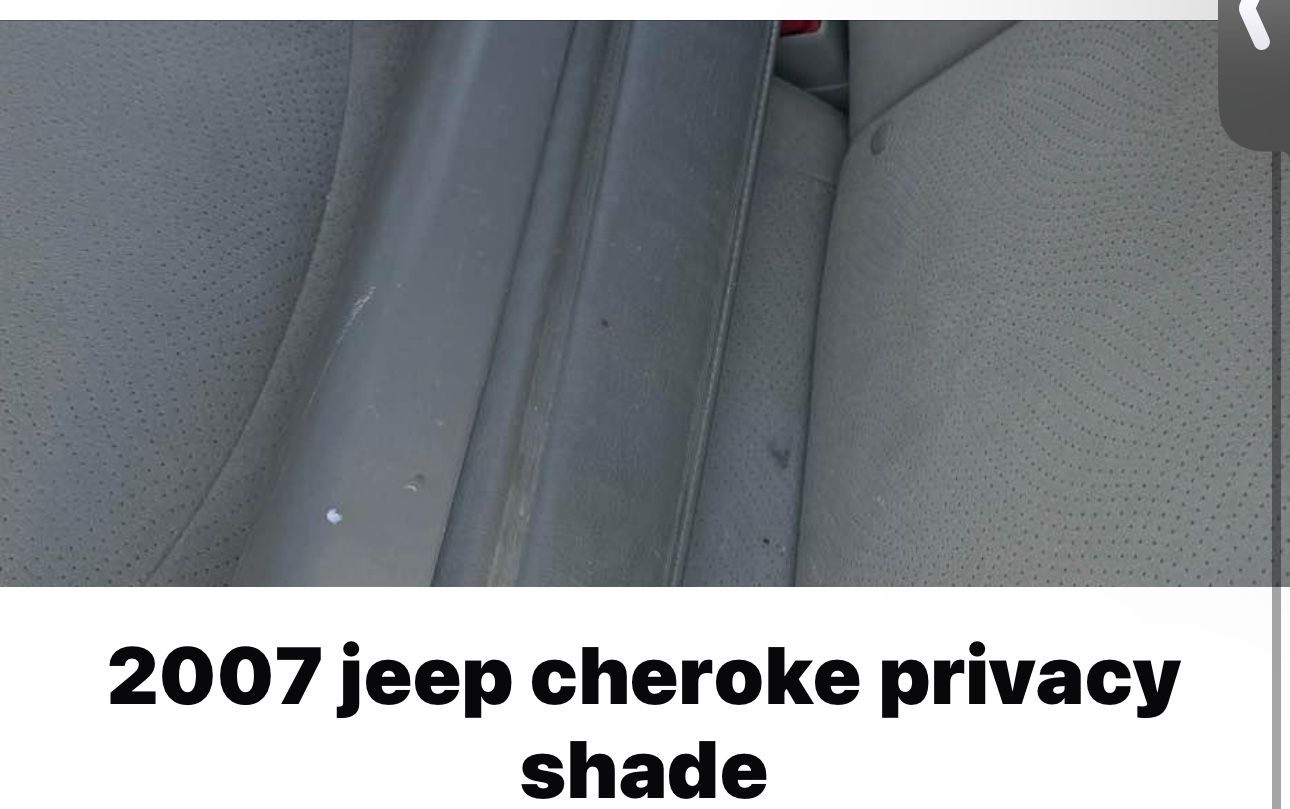 Keep Privacy Shade For 2007 Cherokee