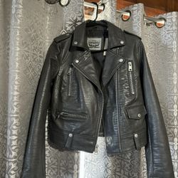 Levi’s Faux Leather Moto Jacket Size Small