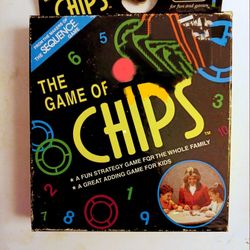 The Game Of Chips New Unopened