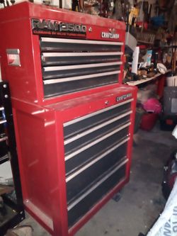 Craftsman tool box 9 drawer one-time price only