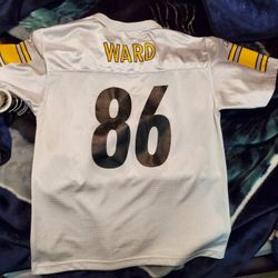 Football Steelers Jersey Shirt Ward 86 XL Youth 18-20