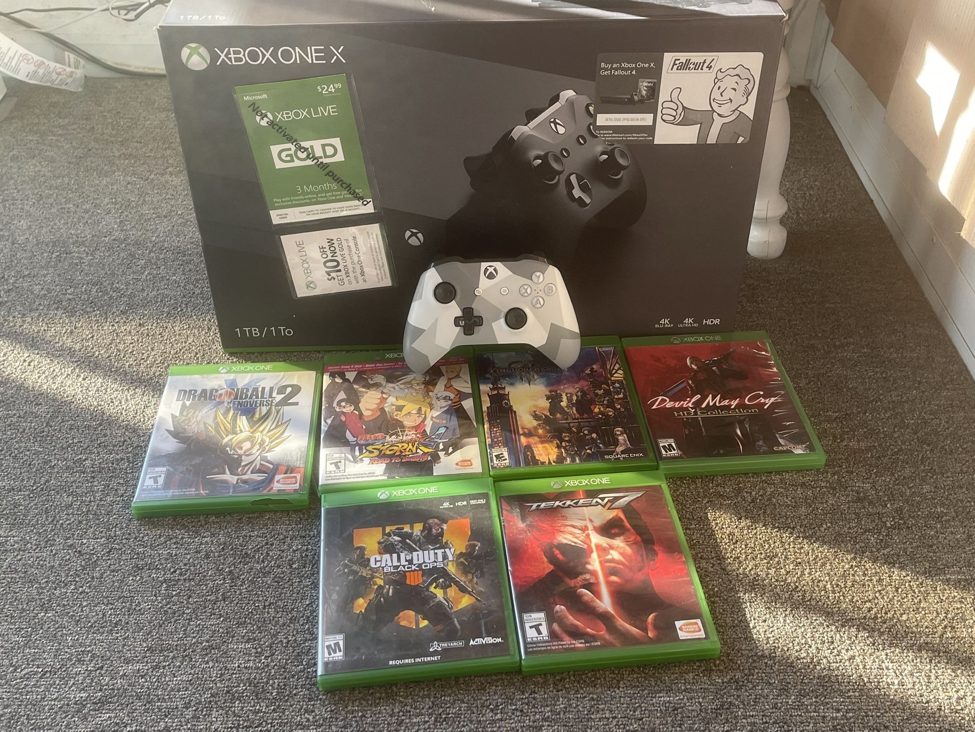 Xbox One X ๐ฎ Bundle โ Great Condition + Extras Games!