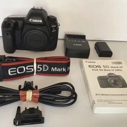 Canon EOS 5D Mark IV 30.4MP Digital SLR Camera - Black