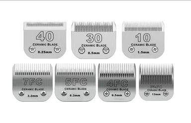 Dog Grooming Ceramic Blades Set,Compatible with Andis,Oster A5,Wahl KM10