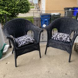 Black Wicker Furniture 
