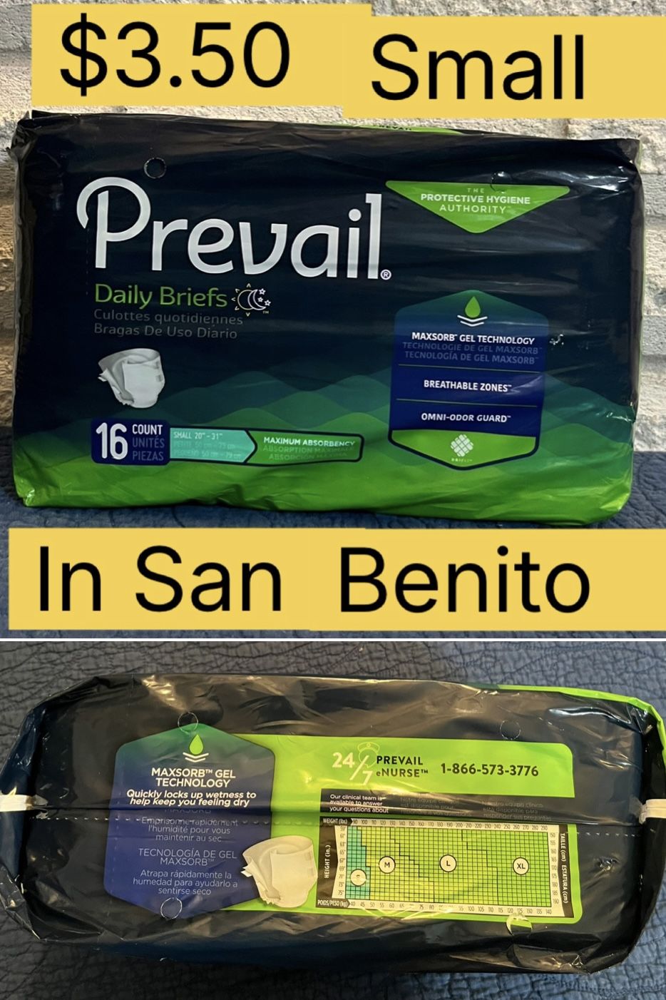 Prevail Daily Briefs For Sale