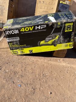 Shop RYOBI 40V HP Brushless 21 in. Cordless Battery Walk-Behind Multi-Blade Push Lawn Mower with (2) 6.0 Ah Batteries & Charger