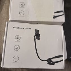 Neck phone holder