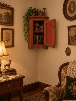 Antique Hanging Cabinet