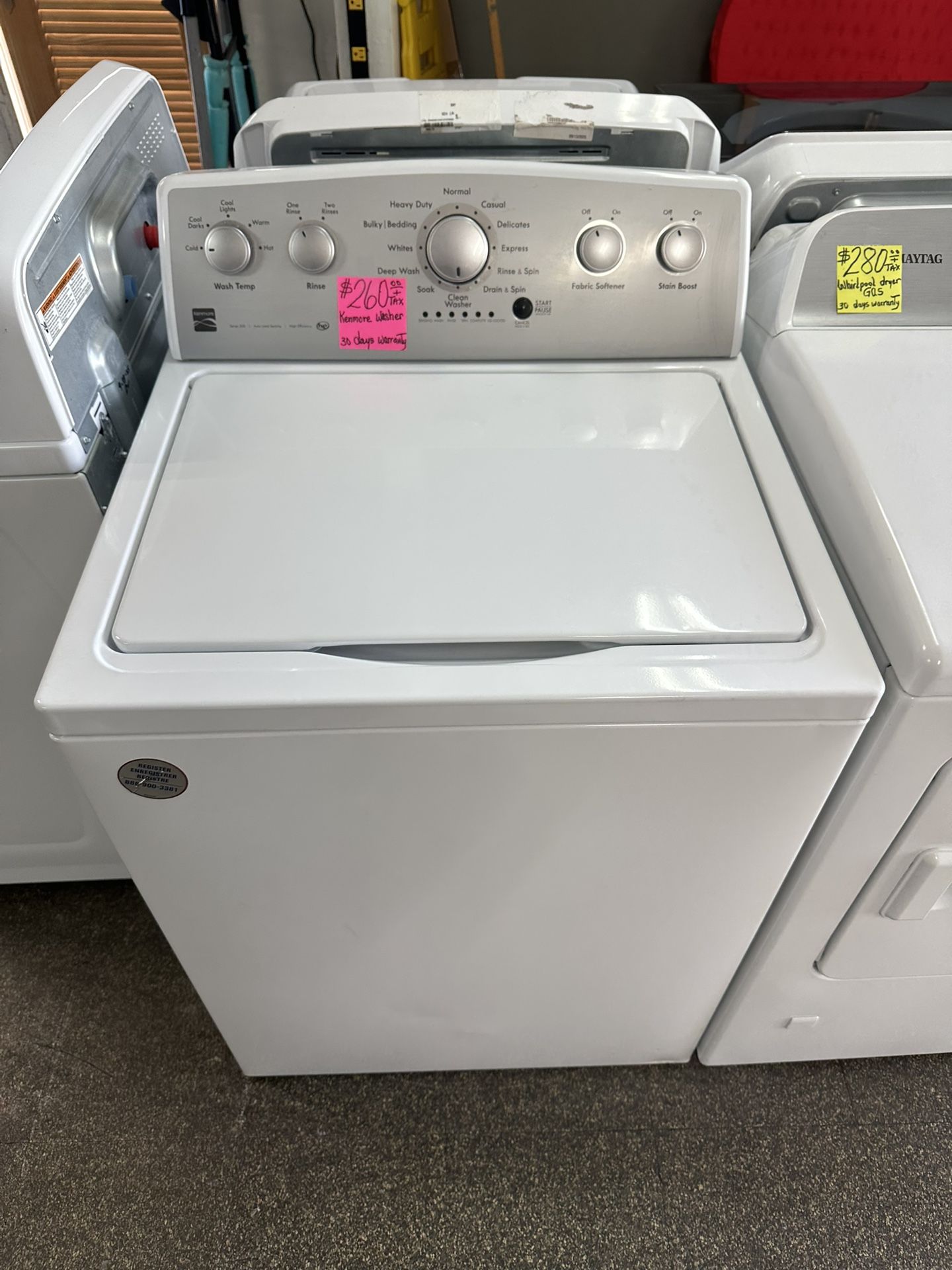 Kenmore Washer