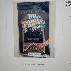 1991 Upperdeck Football Packs
