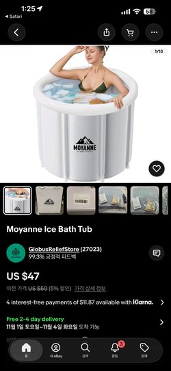 Ice Bath Tub Portable