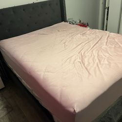 Bed frame and mattress