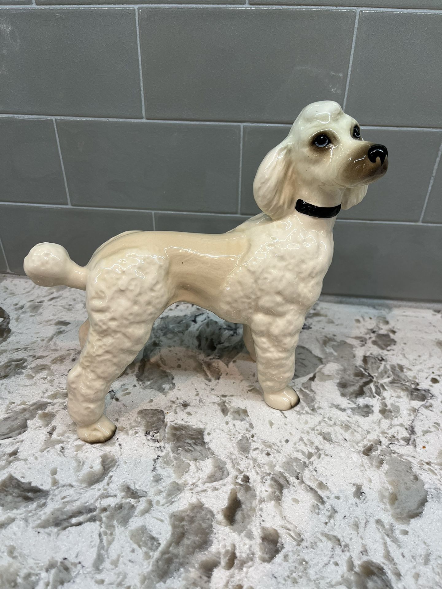 Antique Porcelain Poodle Could Be Coopercraft