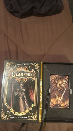 Steampunk Tarot card and case
