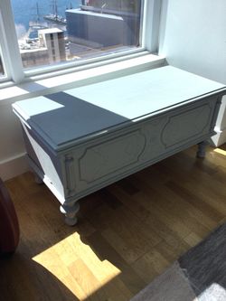 Solid Wood Storage Trunk / Blanket Chest — $150