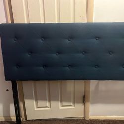 Queen Sized Blue HeadBoard 