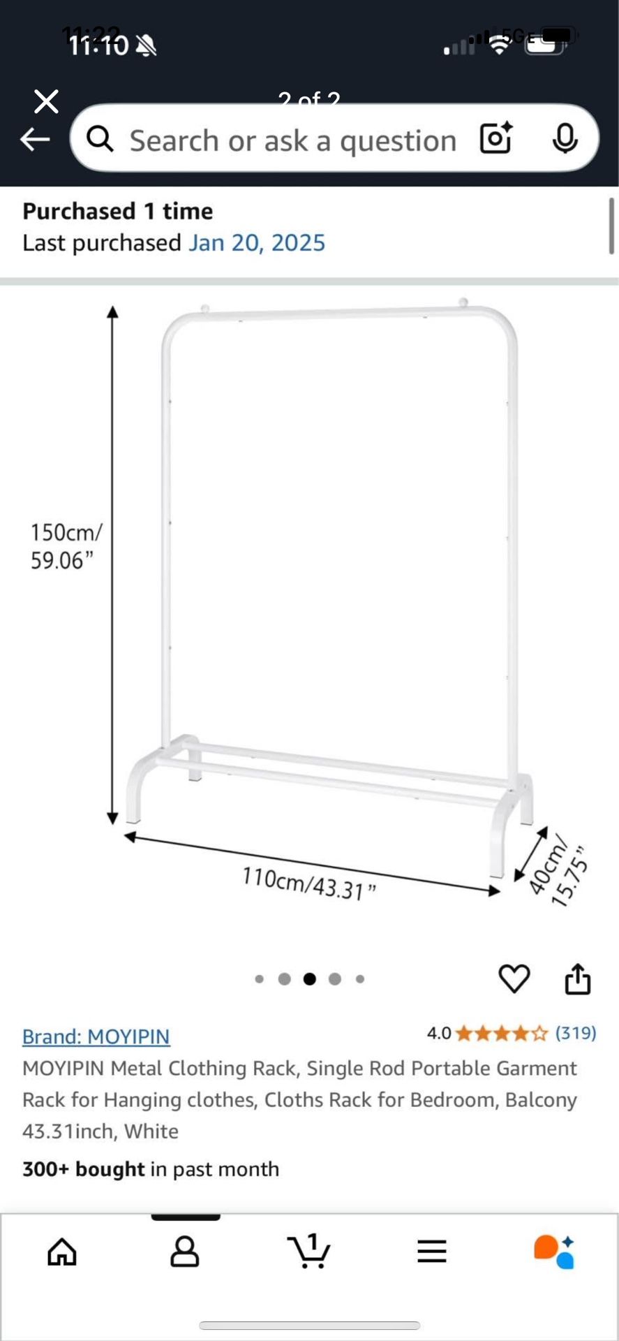 Clothing Rack/Wedding/Party Signage Holder