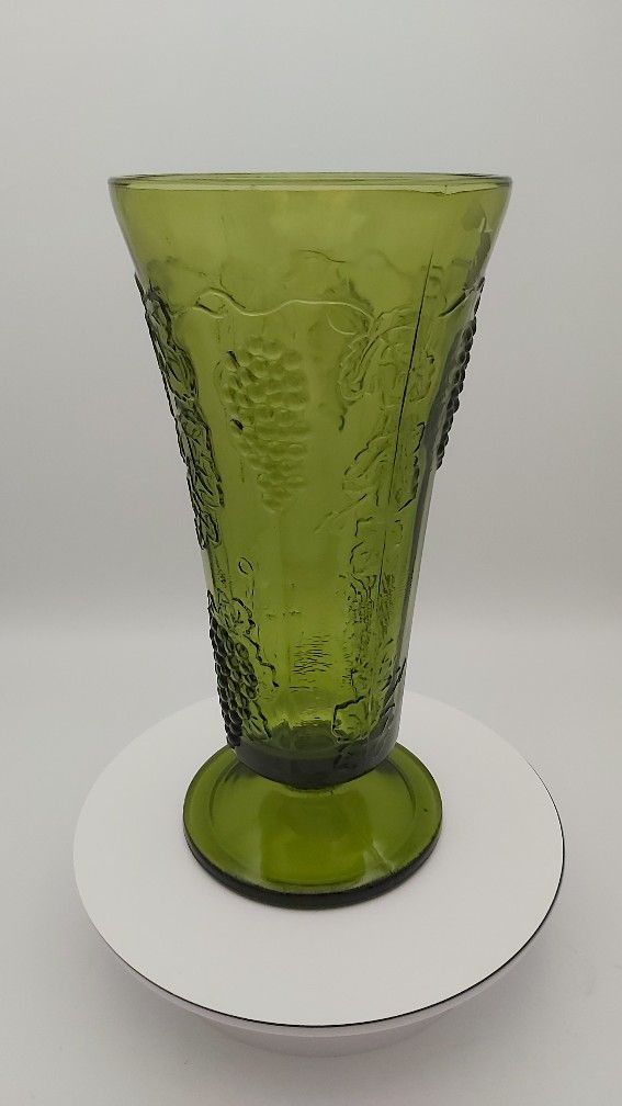 Vintage Indiana Glass "Harvest Grapes" Vase 
