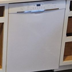 White Whirlpool Dishwasher