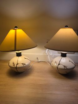 Pair of cute table lamps